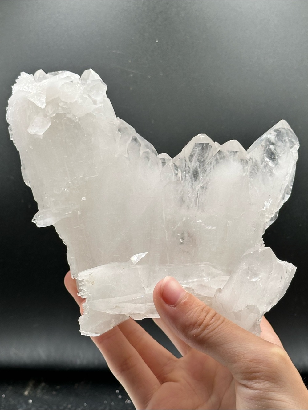 Arkansas Clear Quartz Fadden Cluster 🫧🤍🫧 ACQ39
